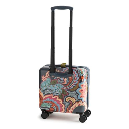 Hardside Luggage Mini Adair Spinner Suitcase, Leaf Me Not Paisley Dark Slate, One Size - color: Leaf Me Not Paisley Dark Slate