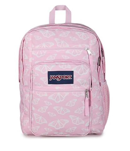 JanSport 34L Big Backpack - 15 Inch Laptop Sleeve, Flutter By Pink - color: Flutter By Pink Ice