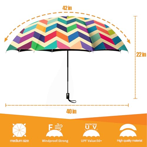 Folding Umbrella, Automatic Small Compact, Sun & Rain - color: MT80