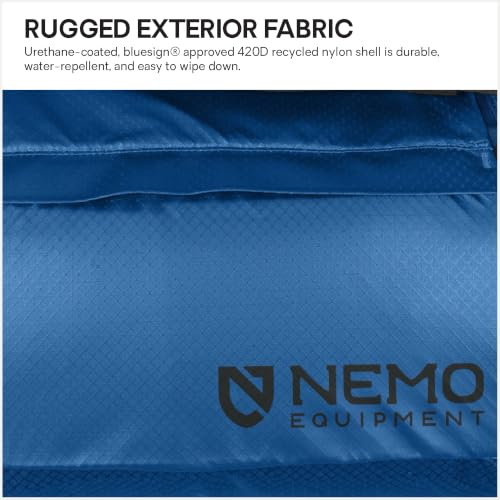 NEMO Equipment Double Haul Duffel & Tote Bag - Lake - 55L - color: Lake, size: 55L