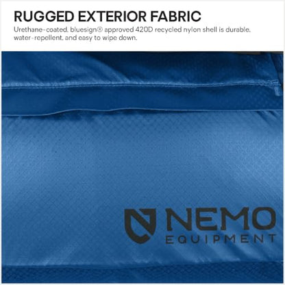NEMO Equipment Double Haul Duffel & Tote Bag - Lake - 55L - color: Lake, size: 55L