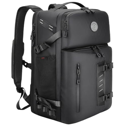 SWICKY Travel Backpack for Men, 40L Carry On Backpack Flight Approved - color: Black, size: Large-40L