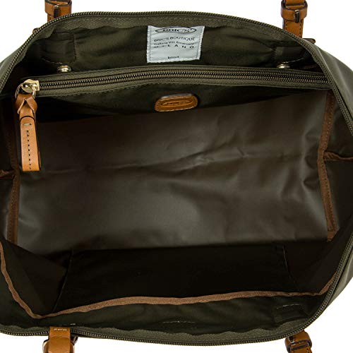 Bric's X-Collection Sportina Large 3-in-1 Tote Bag, Water-Resistant Carry-On w/Pass-Through, Adjustable Strap & Pouch - color: Olive