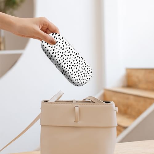 Glasses Case Hard Shell Eyeglass Protective Case Eyeglasses Holder Box with Cleaning Cloth for Women Girls Men Cute - color: L1-speckle