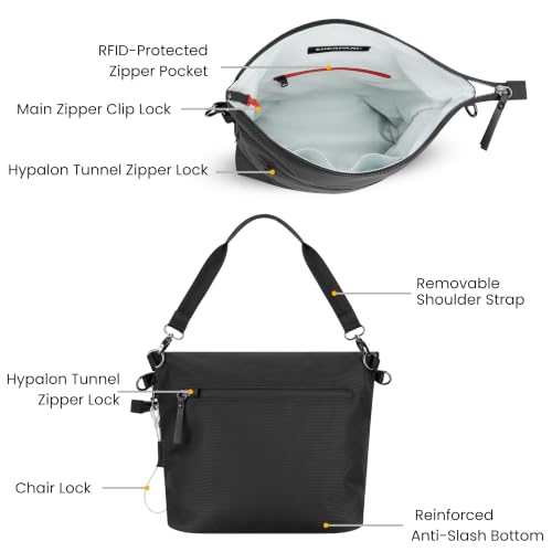 Sherpani Vale, Anti-Theft Crossbody Tote for Women - color: Granite