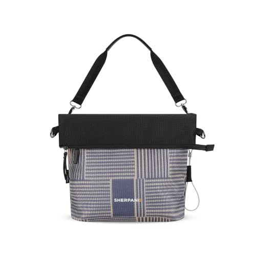 Sherpani Vale, Anti-Theft Crossbody Tote for Women - color: Blue Print