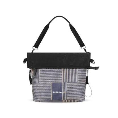Sherpani Vale, Anti-Theft Crossbody Tote for Women - color: Blue Print