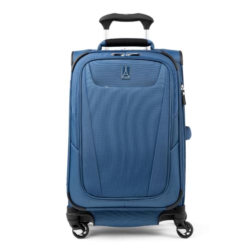 Travelpro Maxlite 5 Softside Carry-On Luggage Spinner, Blue, 21-Inch - color: Ensign Blue, size: Carry-on 21-Inch