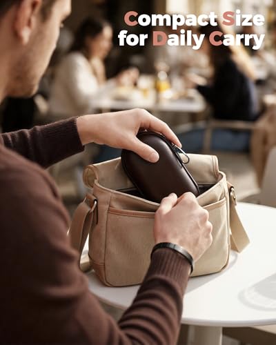 ProCase Sunglasses Case, Hard Shell Glasses Case for Men Women -Chocolate - color: Chocolate