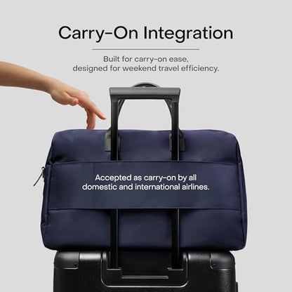 July Carry All Split Weekender, Carry On Bag - color: French Navy