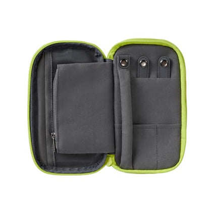 Travelon 2-in-1 Jewelry & Tech Organizer - color: Lime