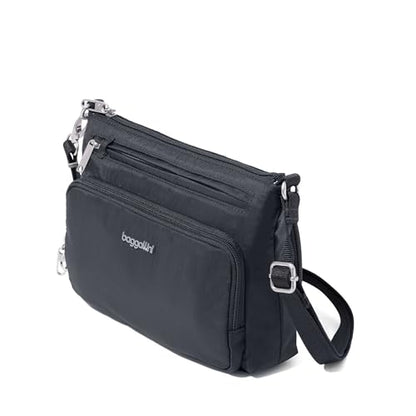 Baggallini Securtex Anti-Theft Keepsake Crossbody - color: Black
