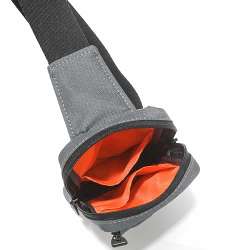 JEMINAL Shoulder Crossbody Bag Hiking Backpack Travel Bag Men Women Sling Backpack Multifunctional - color: Dark Gray