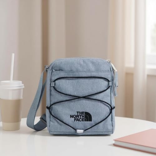 The North Face Jester Crossbody Bag - color: Mid Grey Dark Heather/Tnf Black