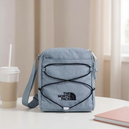 The North Face Jester Crossbody Bag - color: Mid Grey Dark Heather/Tnf Black