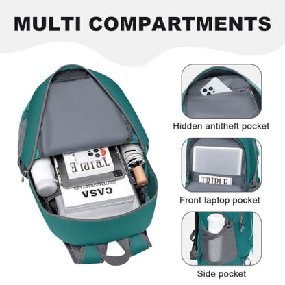 MIYCOO Ultralight Packable Backpack, 35L Waterproof Hiking Daypack | Travel Camping Foldable Daypack, Hiking Back Pack for Men Women, Green - color: Green
