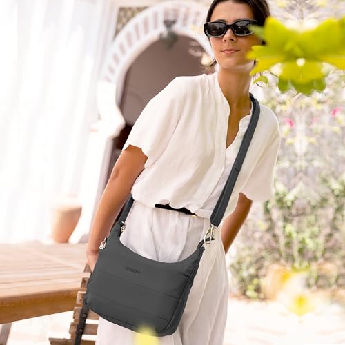 Travelon Anti-theft Roam Medium Crossbody - color: Black