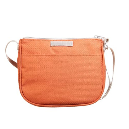 Haiku Lark RFID Blocking Zippered Crossbody Travel Bag - color: Rustic Clay