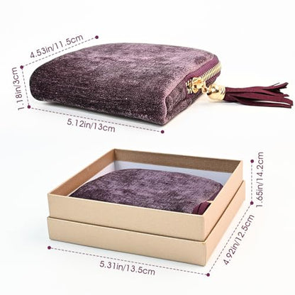 Portable Ring Keychain Holder - Jewelry Holder - color: Elegant Purple