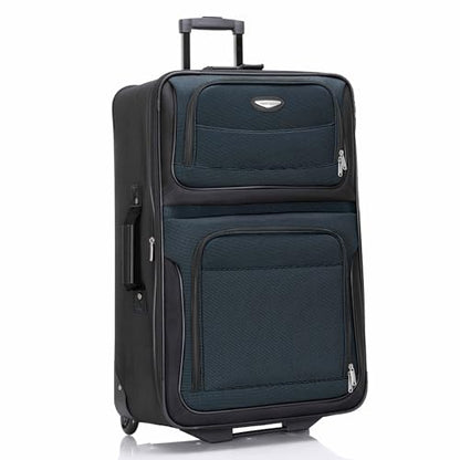 Travel Select Amsterdam Softside Expandable Luggage with Rolling Wheels, Navy, 29-Inch Large - color: Navy, size: 29-Inch Large