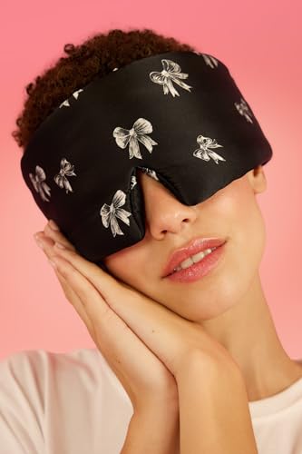 Glow People Silk Sleep Mask – 100% Mulberry Silk Eye Mask for Sleeping, Total Blackout, Cloud-Soft and Adjustable for Beauty Sleep and Travel - Belle - color: Belle