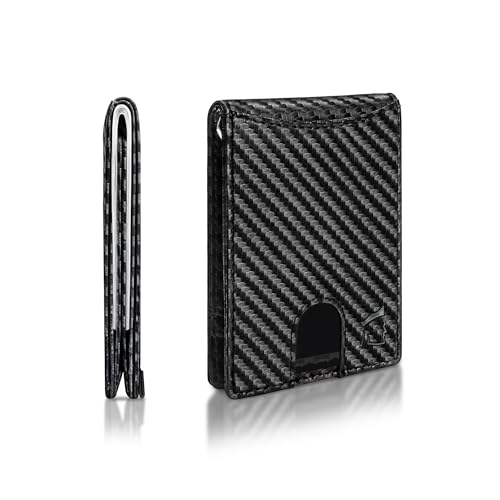 Kingly Cash Pocket Slim Wallet for Men, RFID Blocking, Carbon Fiber - color: Carbon Fiber
