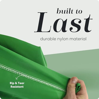 Handy Laundry XL Nylon Laundry Bag 30"x40", 60 lb Capacity, Green - color: Green, size: 30" x 40"