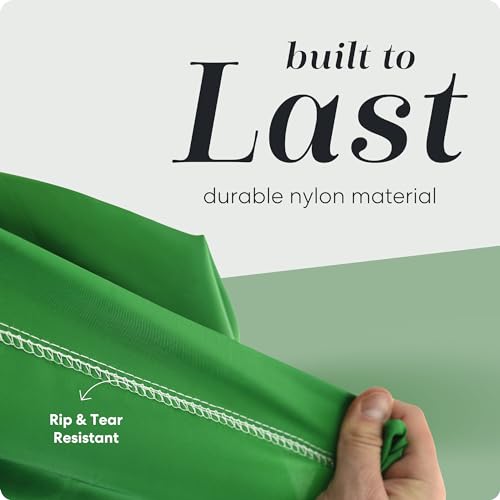 Handy Laundry XL Nylon Laundry Bag 30"x40", 60 lb Capacity, Green - color: Green, size: 30" x 40"
