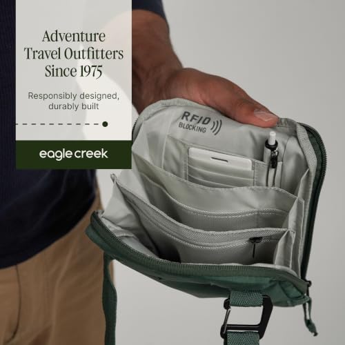 Eagle Creek Stash RFID Crossbody Bag, Black - color: Black