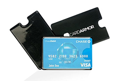 Credit Card Holder, 6 Premium RFID Blocking Sleeves with Clear Front for Easy Viewing, Prevent Identity or Financial Theft from High Tech Thieves