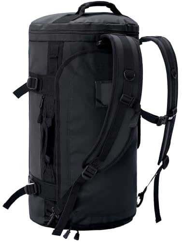 MIER 여행용 캠핑 체육관 스포츠용 대형 더플 백 백팩, 45L/60L/90L - color: 블랙., size: 60L