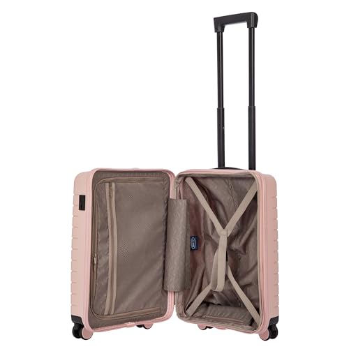 Bric's B|Y Ulisse Set of 2 Luggages with Spinner Wheels – Carry-On Airline Approved and Checked Expandable Lightweighted Hard Shell Suitcases, TSA Combination Lock - 21 Inch & 30 Inch, Pearl Pink - color: Pearl Pink, size: 2-Pieces (Carry-on & Checked-lar