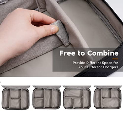 OrgaWise Electronics Travel Organizer, Three-Layer Tech Case - color: Three layer-Black