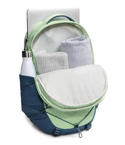 The North Face Women's Borealis Backpack, Calcified Lime/Granite Gy, OS - color: Calcified Lime/Granite Grey