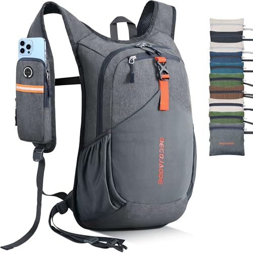 20L Small Hiking Backpack for Men Women Foldable Packable Back Pack Ultralight Hiking Daypack for Travel Camping Outdoor, Gray - color: Gray, size: 20L