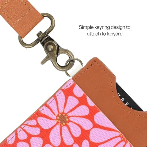 Thread Wallets Ultra Slim Minimalist Leather Card Holder Wallet (Emmeline) - color: Emmeline