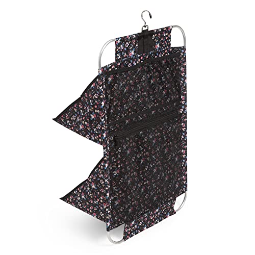 Vera Bradley Women's Softside Rolling Suitcase Luggage, Black, 22" Carry On & 27" Check In - color: Black, size: 22" Carry On & 27" Check In