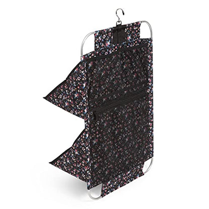 Vera Bradley Women's Softside Rolling Suitcase Luggage, Black, 22" Carry On & 27" Check In - color: Black, size: 22" Carry On & 27" Check In