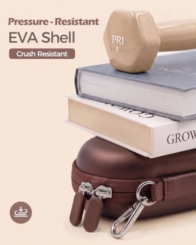 ProCase Hard Double Sunglasses Glasses Case for Men Women -Reddishbrown - color: Reddishbrown