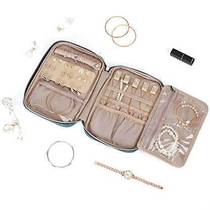 BELALIFE Travel Jewelry Organizer - color: Lake-Blue