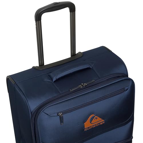 Quiksilver Buxton Suitcases Softside Expandable Luggage with Spinner Wheels, Large 3-Piece Set (20/26/30) (Navy) - color: Navy