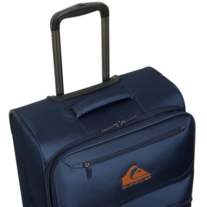 Quiksilver Buxton Suitcases Softside Expandable Luggage with Spinner Wheels, Large 3-Piece Set (20/26/30) (Navy) - color: Navy