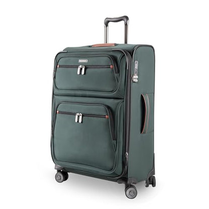 Ricardo Beverly Hills Montecito 3.0 Softside Luggage Collection Expandable Suitcases with Wheels and TSA Lock, 25" Medium Check-in (Hunter Green, 25-inch Medium Check-in) - color: Hunter Green, size: 25-inch Medium Check-in