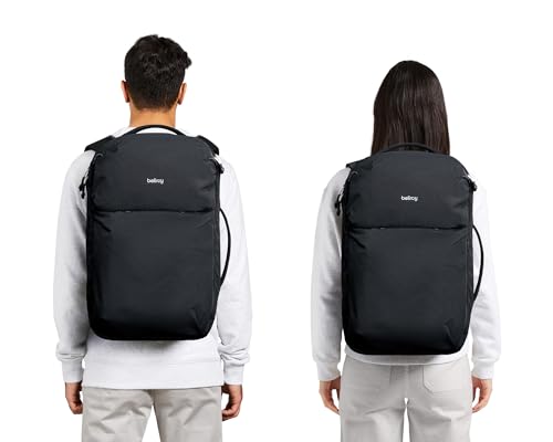 Bellroy Lite Travel Pack 38L, Large Travel Backpack - RiverRock | 38L large carry-on travel backpack with a laptop pocket, interior packing cells and tuck-away shoulder straps - color: Riverrock