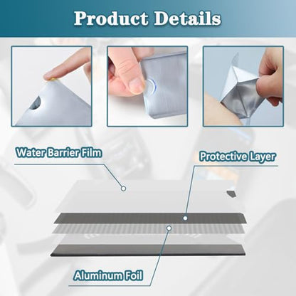RFID Blocking Sleeves - 10 Regular + 1 Laser Color, Secure Credit & ID Card Holder, Identity Theft Protection