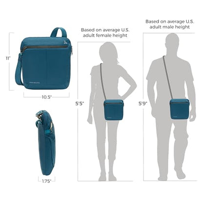 Travelon Anti-Theft Active Small Crossbody - color: Teal