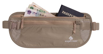 Eagle Creek Undercover Hidden Pocket - Travel Money Belt for Men and Women, Khaki - color: Khaki