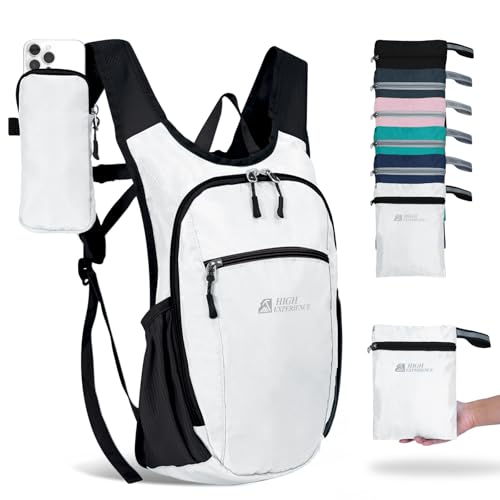 Small Hiking Backpack Packable Lightweight for Women Men - color: White, size: 10L