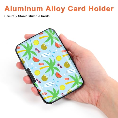 Mayski Credit Card Holder for Women RFID Blocking Wallet, Coconut Breeze - color: Coconut Breeze