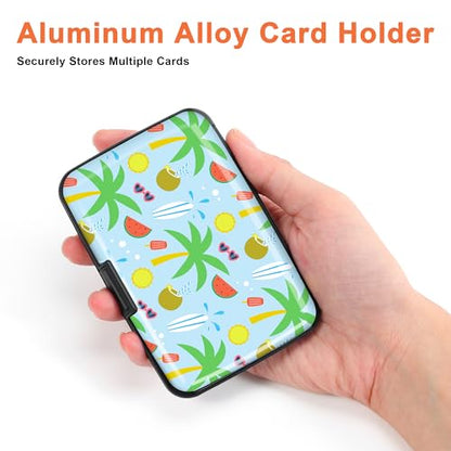 Mayski Credit Card Holder for Women RFID Blocking Wallet, Coconut Breeze - color: Coconut Breeze